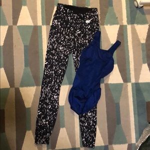 nike leggings and speedo